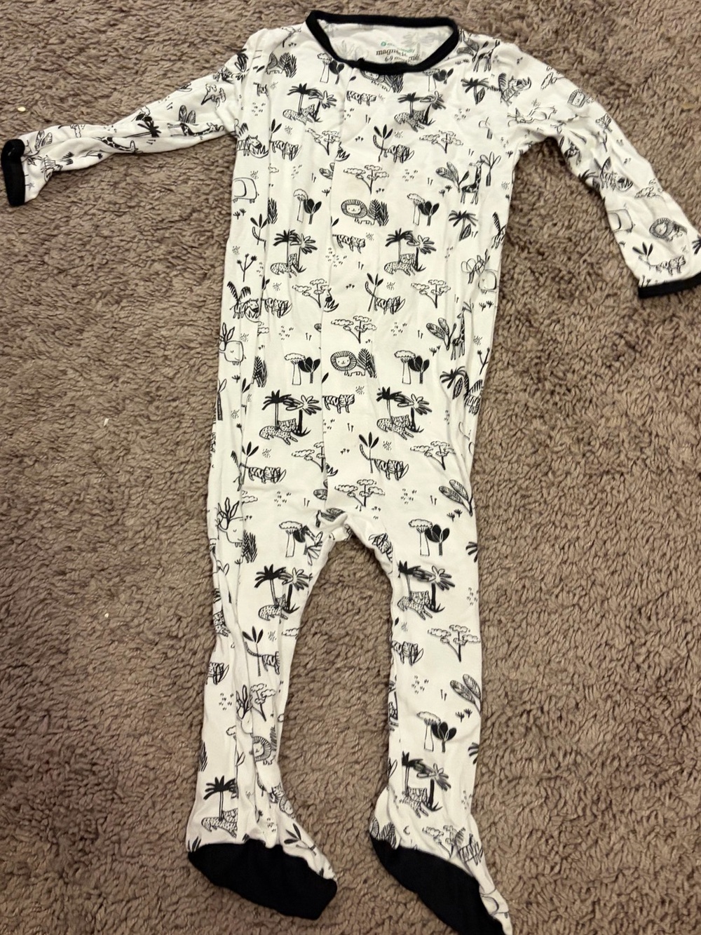 Magnetic Me Animal Safari Footie 6-9 months